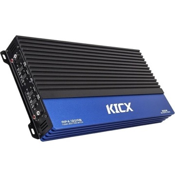 KICX AP 4.120AB Wzmacniacz SAMOCHODOWY 4 Kanałowy 4x120/150W 2x300W RMS AB