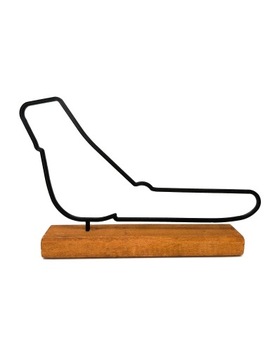 Model toru Monza Włochy F1 na drewnianej podstawce F1 Formuła 1