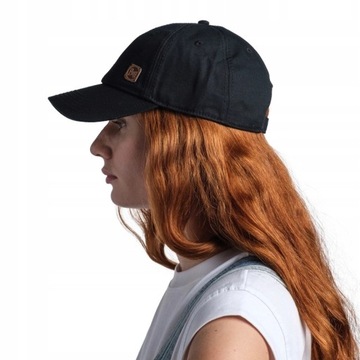 Бейсболка Buff однотонного черного цвета, один размер