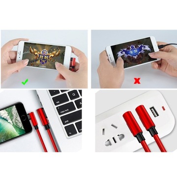 Универсальный USB-адаптер с плетеным проводом 3 в 1 для iPhone Android Type-C
