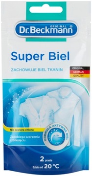 Dr. Beckmann Super Biel Wybielacz do Tkanin 80g DE