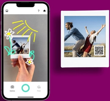 Принтер Fujifilm Instax Square Link + 10 фотографий