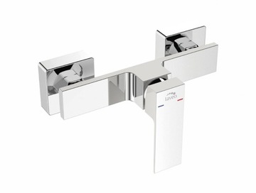 Bateria prysznicowa AMPER biały/chrom BAM 640D