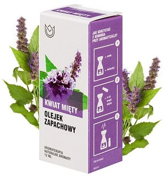 KWIAT MIĘTY Olejek Zapachowy Naturalne Aromaty 12m