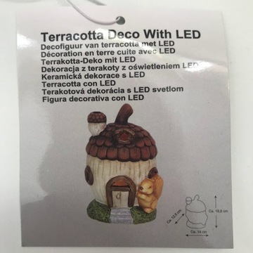 Статуэтка LED ГРИБ СВЕТЯЩИЙСЯ ГРИБ БАЛКОН ТЕРРАСА