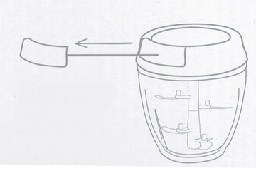 Измельчитель овощей MPM 1000 мл РОЗОВЫЙ