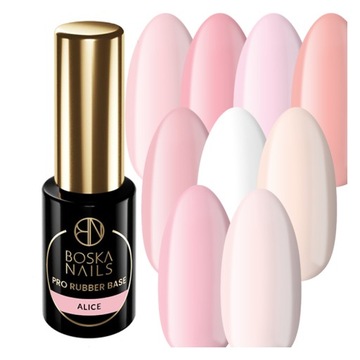 Boska Nails Pro Rubber Baza Kauczukowa 10ml WYBÓR