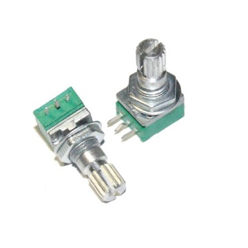 POTENCJOMETR OBROTOWY B 1k LINIOWY 9x11 L-15mm