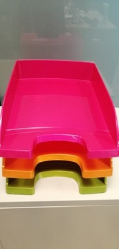 Półka na dokumenty Leitz Wow Plus A4 różowa