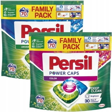 Persil Kapsułki Power Caps Kolor + BIEL140 szt