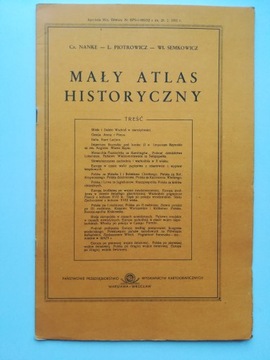 Mały atlas historyczny C.Nanke