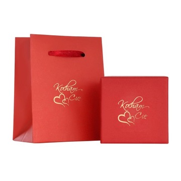 Złota zawieszka wisiorek 585 SERCE SPLECIONE Z CYRKONIAMI NA PREZENT GRAWER