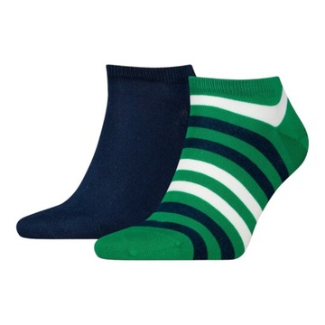 TOMMY HILFIGER SKARPETY SKARPETKI STOPKI 2P GRANATOWE/ZILEONE r.39-42