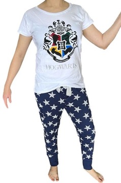 PIŻAMA DAMSKA HARRY POTTER HOGWARTS BLUE M
