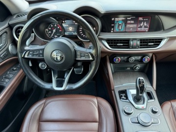Alfa Romeo Stelvio SUV Facelifting 2.0 Turbo 280KM 2021 ALFA ROMEO STELVIO 280KM TI | MoonlightPearl | Polski Salon | Mały przebieg, zdjęcie 28