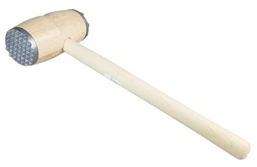 TŁUCZEK DO MIĘSA dwustronny DREWNIANY
