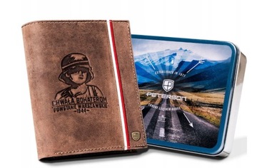 Мужской кожаный кошелек Патриот RFID 5138