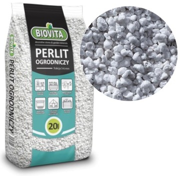 PERLIT OGRODNICZY SPULCHNIACZ PODŁOŻE BIOVITA 20L