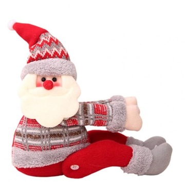 Дед Мороз Рождественский гном Рождественский липучка 34 см Норвежские узоры KS