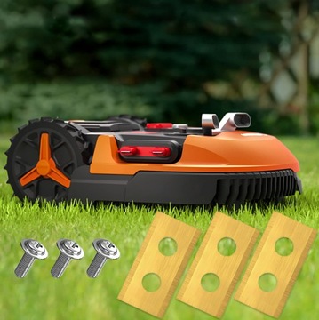 30 сменных титановых лезвий для робота Worx Landroid, Landxcape Scheppach