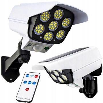 ATRAPA KAMERY LAMPA SOLARNA LED Z CZUJNIKIEM RUCHU