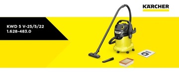 Универсальный пылесос Karcher K WD 5 V-25/5/22 1.628-483.0 Влажная и сухая