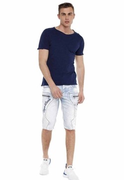 SPODENKI MĘSKIE KRÓTKIE JEANS CIPO BAXX CK131