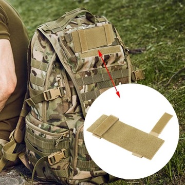 Podstawa do mocowania tabliczek poprawiających morale, khaki