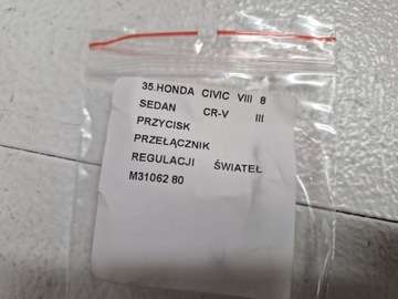 HONDA CIVIC VIII 8 SEDAN CR-V III TLAČÍTKO PŘEPÍNAČ REGULACE SVĚTEL