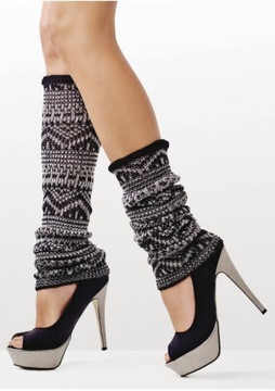 MARILYN БЕЖЕВО-КОРИЧНЕВЫЕ ГЕГРЫ С УЗОРОМ ЖЕНСКИЕ ТЕПЛО C74