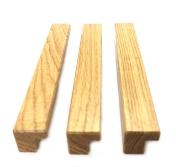 Ручка мебели окна подоконника L Lite Wood Oak L-128 мм