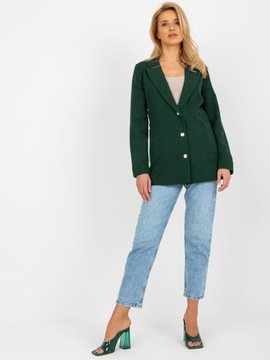 Женская куртка на подкладке, декоративные пуговицы, JACKET, фуксия, L/XL