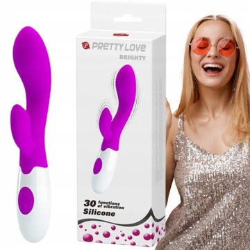 WIBRATOR DAMSKI Króliczek MASAŻER ŁECHTACZKI PKT G SEX GADŻETY ZABAWKI PAR