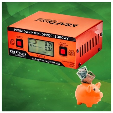 ЗАРЯДНОЕ УСТРОЙСТВО ДЛЯ МИКРОПРОЦЕССОРНОГО АККУМУЛЯТОРА 10 АМПЕР 6/8/12/14/16/24В