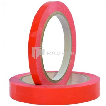 TAŚMA DO ZAKLEJARKI CZERWONA 12mm/60m A12