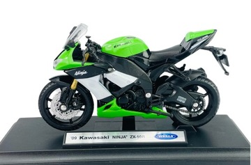 WELLY '09 KAWASAKI NINJA ZX-10R 1:18 НОВИНКА