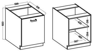 Кухонный шкаф Ovido GRAPHITE MAT НОВИНКА!!! УДАРЯТЬ