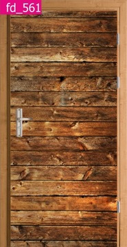 FOTOTAPETA OKLEINA NA DRZWI SZAFĘ CIEMNE DREWNO