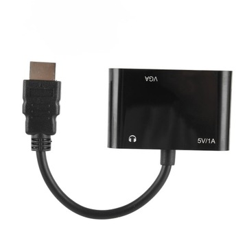 Мультимедийный интерфейс HD к адаптеру мультимедийного интерфейса VGA KN
