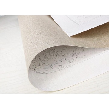 RUOPOTY картина по номерам цветок женщина вручную м