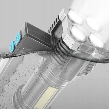 МОЩНЫЙ ТАКТИЧЕСКИЙ СВЕТОДИОДНЫЙ ФОНАРЬ, ВОЕННЫЙ ПОИСК ДЛЯ КЕМПИНГА
