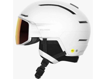 Лыжный шлем Salomon Driver Prime Sigma Photo Mips белый 2024 — S 53-56