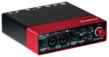 STEINBERG UR22C RED INTERFEJS AUDIO KARTA DŹWIĘKOWA CZERWONA