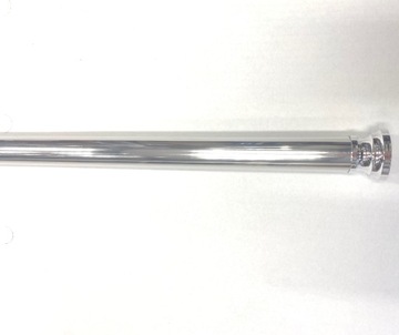 Drążek do zasłon rozprężny 105-180cm 28mm chrom