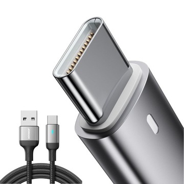 Kabel USB typ-C type-C 3A 3m QC 3.0 LED SZYBKIE ŁADOWANIE Quick Charge