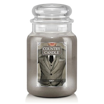 Świeca zapachowa świeczka w szkle Country Candle Grey 680g