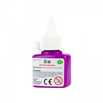 КРАСИТЕЛЬ ДЛЯ СЛАЙМА – КРАСНЫЙ 35 МЛ