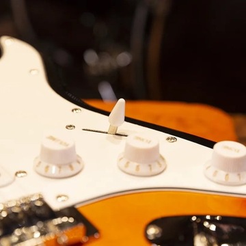 Электрогитара с пламенем Sunburst + аксессуары