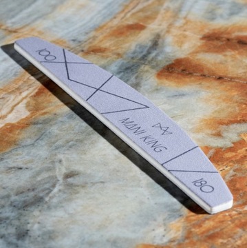 Пилочка для ногтей Manicure Crescent Boat 100/180 ManiKing Набор 10 шт.