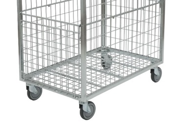 КОНТЕЙНЕР ДЛЯ БЕЛЬЯ КАРТОН 200 кг ПРОЧНАЯ СКЛАДНАЯ ТЕЛЕЖКА 600х1000 ПОЛЬСКАЯ